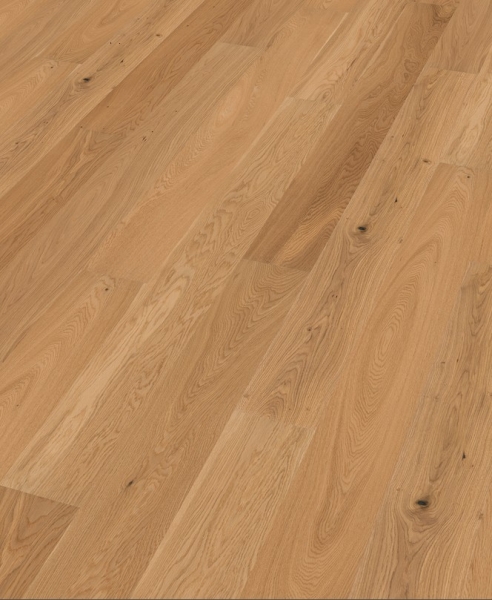 Landhausdiele 3-Schicht Fertigparkett Eiche leicht Astig gebürstet matt versiegelt Bund à 2,81 qm